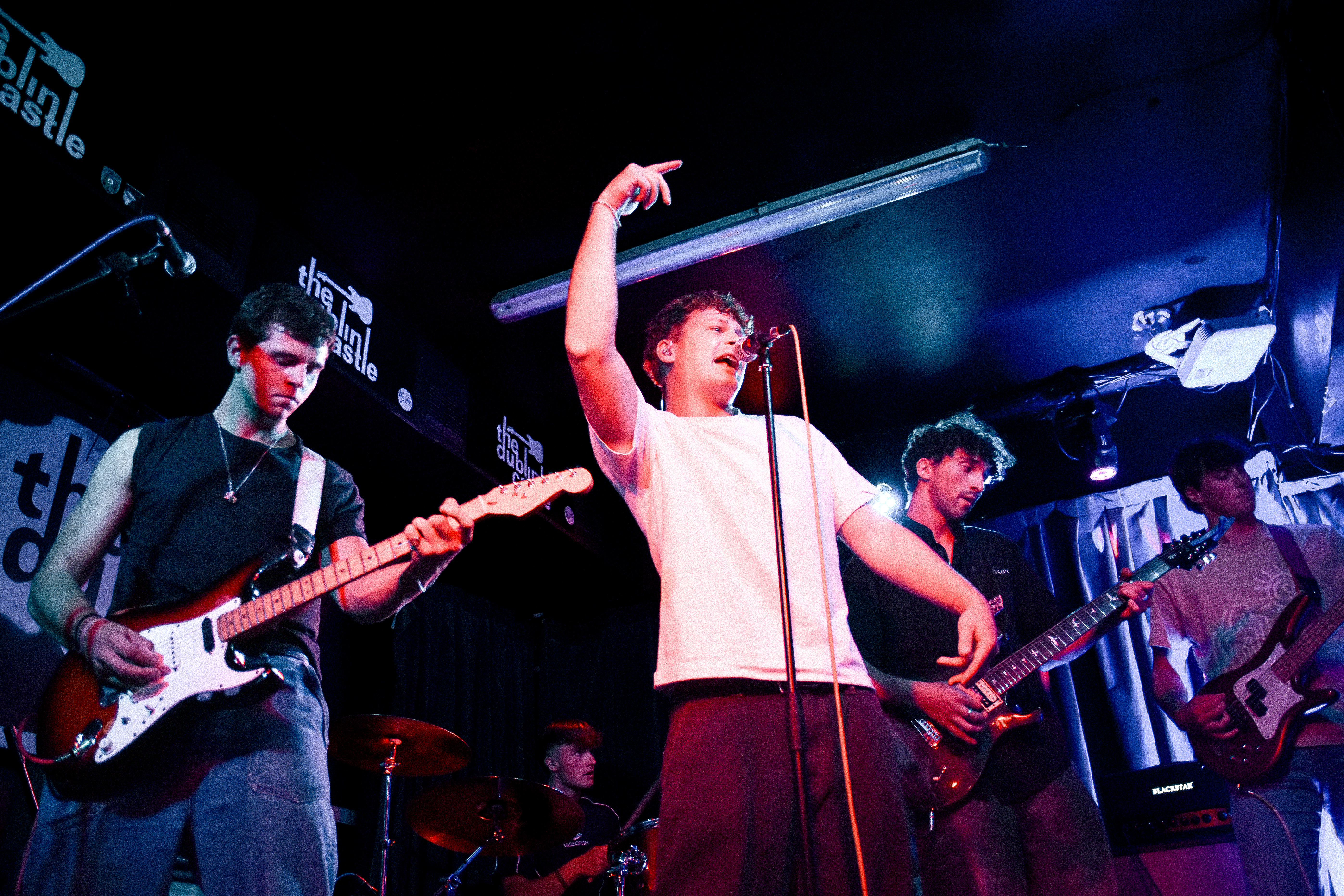 Cheap Street's Lucas Gardner performing at The Dublin Castle